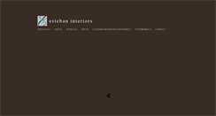 Desktop Screenshot of estebaninteriors.com